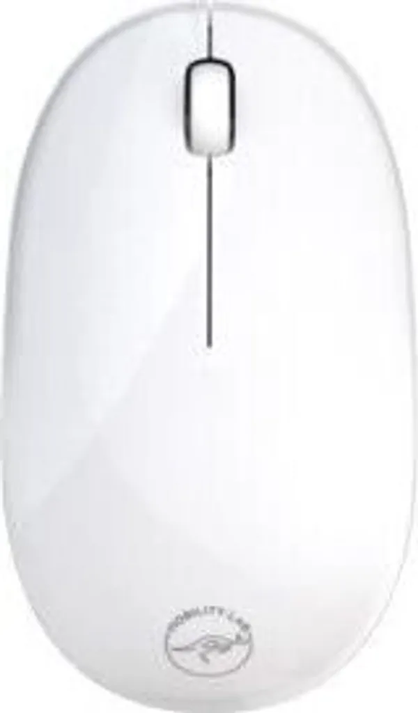 Souris sans fil Bluetooth blanche silencieuse - Capteur optique 1600 DPI