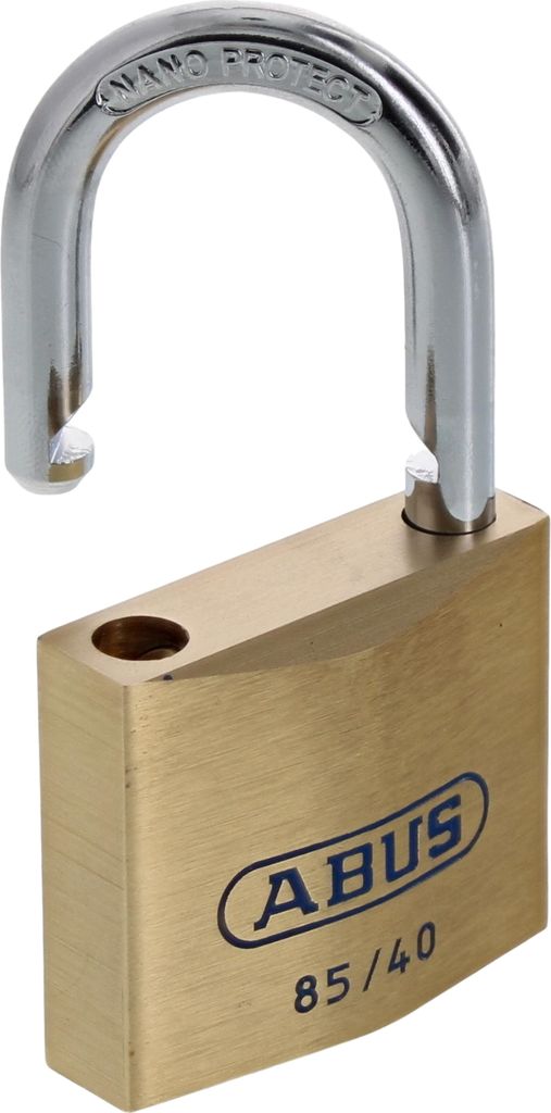 ABUS 806-308 Lucchetto 85/40 con targhetta, color ottone