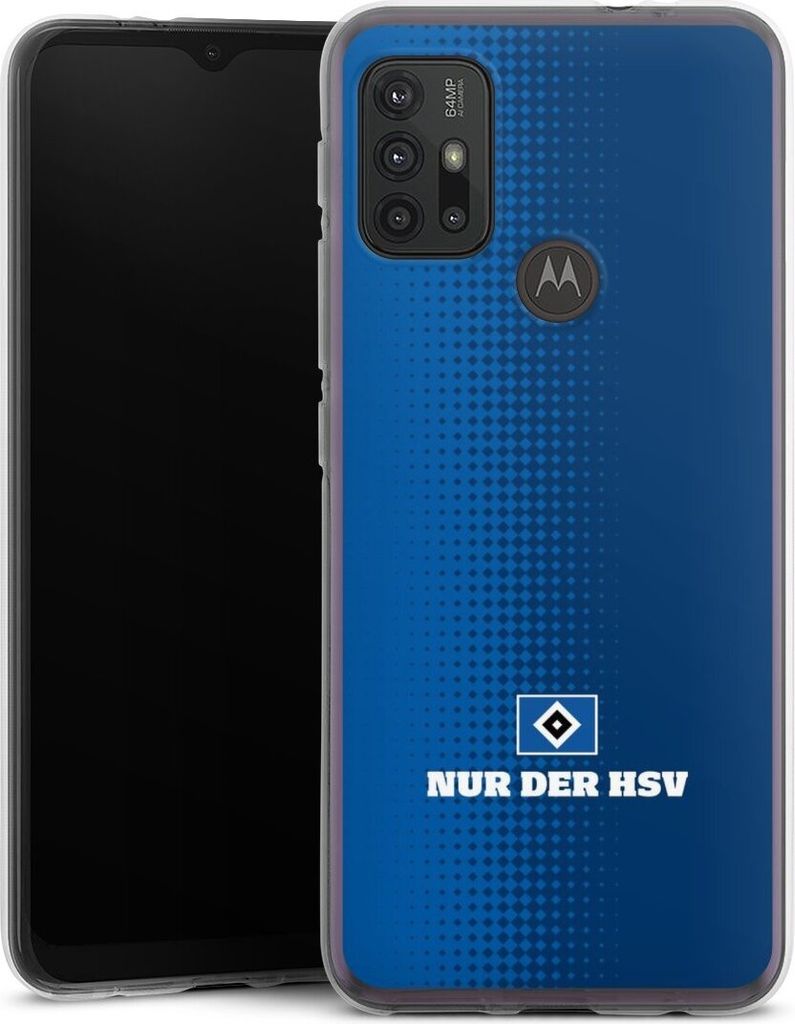 DeinDesign Handyhülle für Motorola Moto G30 Silikon Hülle Case Smartphone Schutzhülle HSV Logo Offizielles Lizenzprodukt