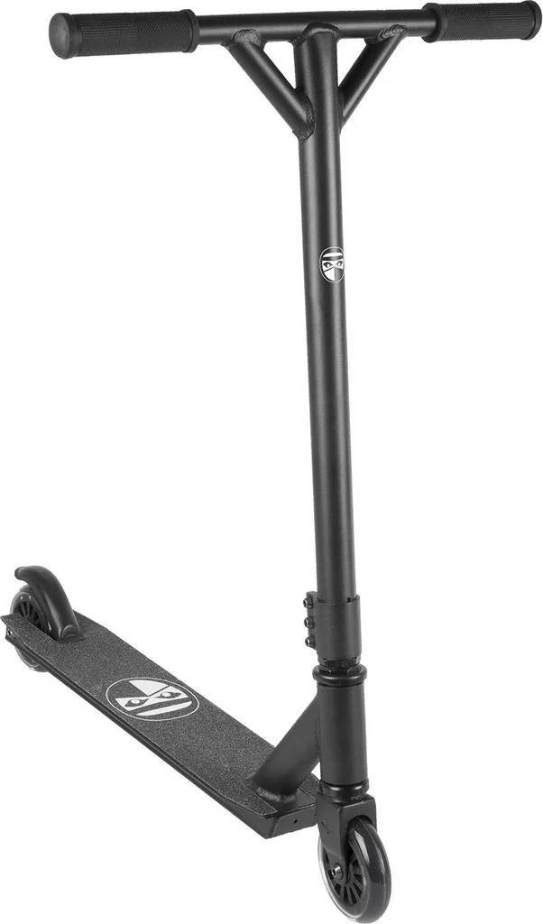 Trottinette freestyle junior pour skatepark et figures frein noir