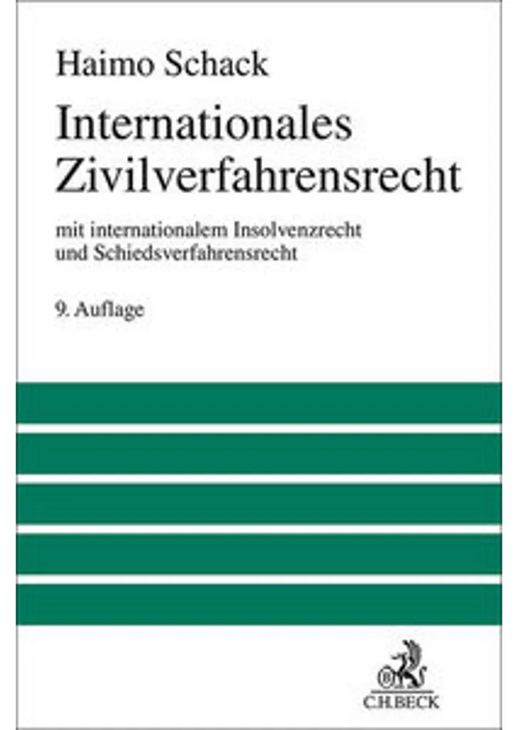 Livre de droit Internationales Zivilverfahrensrecht pour experts juristes