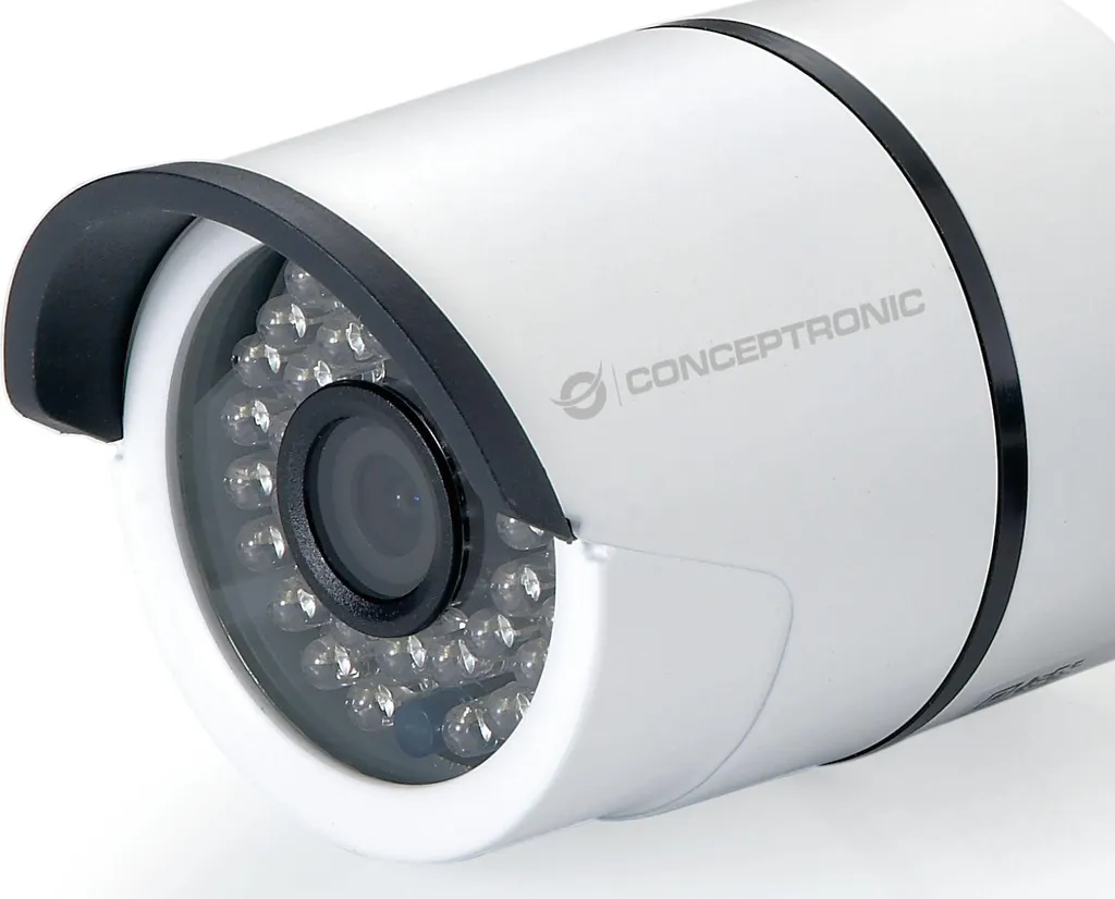 Conceptronic JARETH Caméra IP Cloud Sans Fil Extérieure HD Surveillance