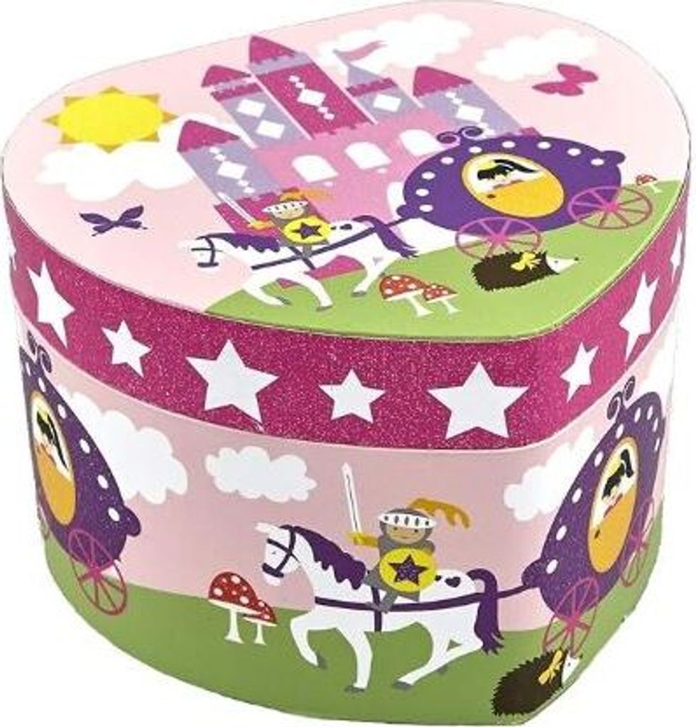 Spieldose Prinzessin in Herzform