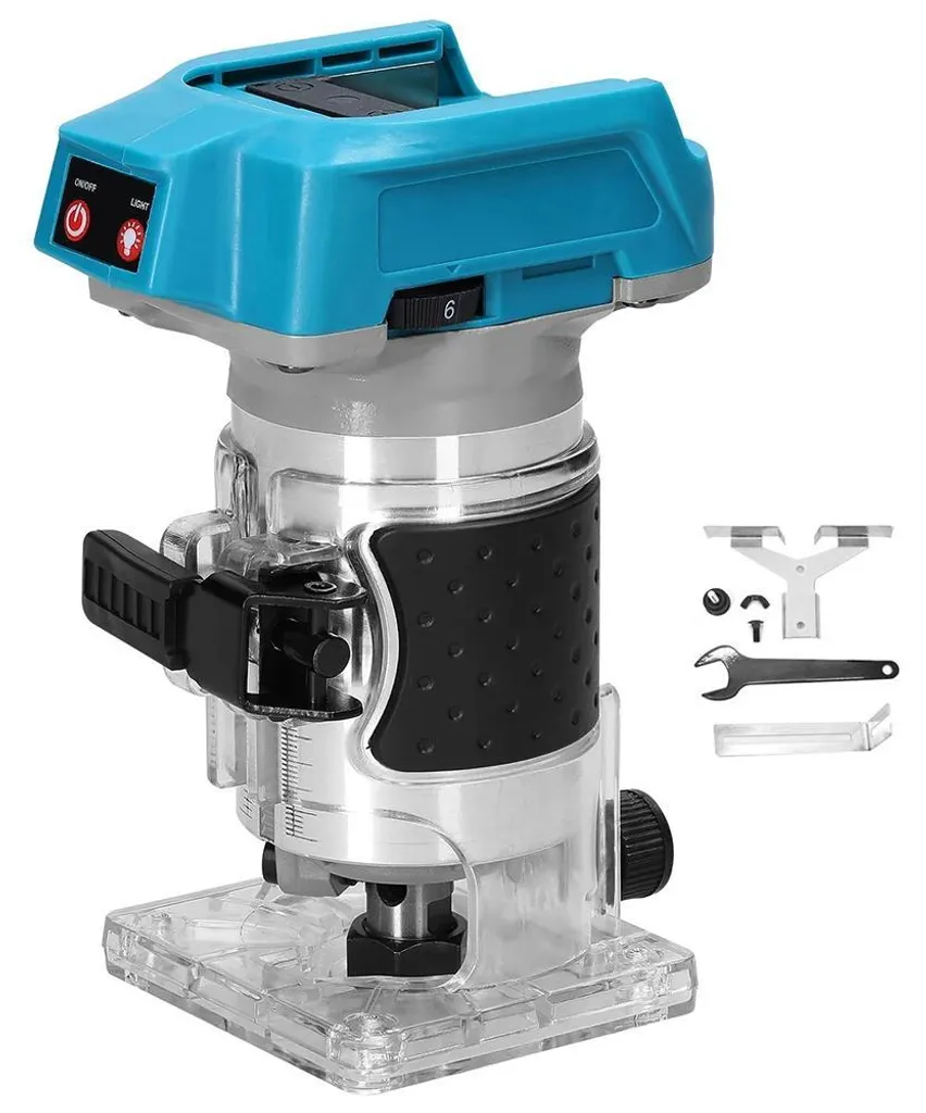 Outil de menuiserie Braun pour chanfreiner le bois sur batterie 6 vit