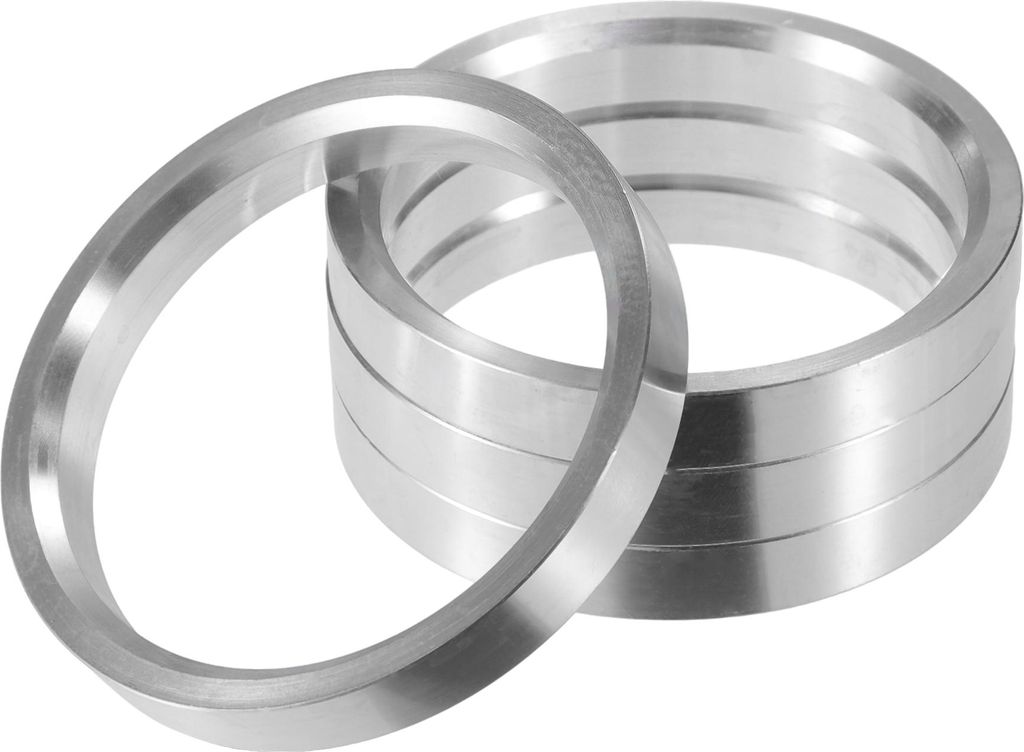 4 Stück Aluminiumlegierung Radnaben-Zentrierringe OD 75mm auf ID 63,4mm