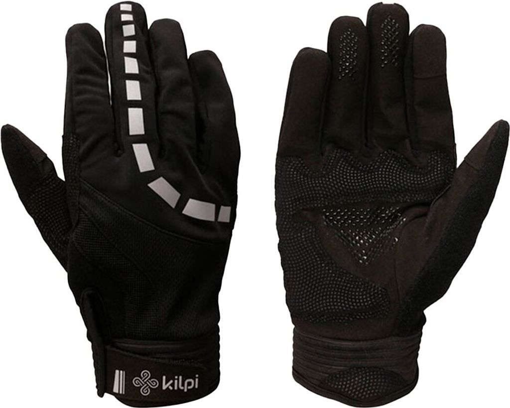 Unisex-Fahrradhandschuhe Kilpi REDBUD-U, SCHWARZ, Größe XL