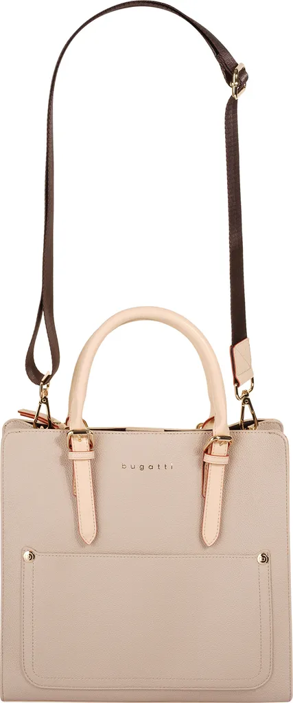 Bugatti Ella Top Handle Beige: Borsa a Tracolla Elegante da Donna - 9