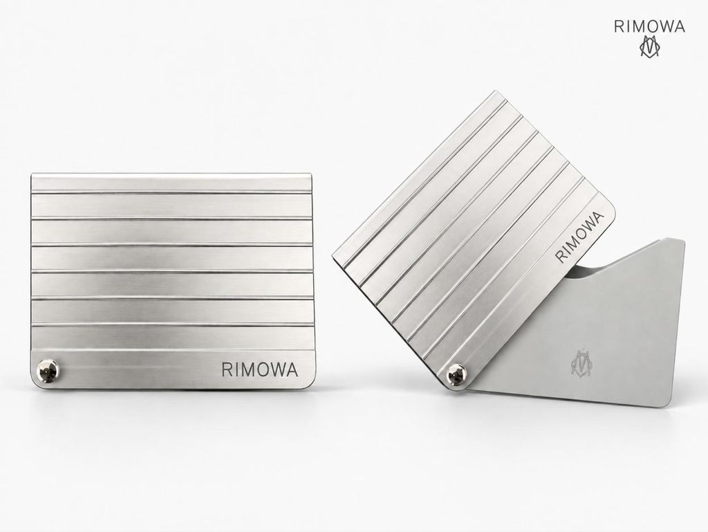 RIMOWA Card Holder Aluminium Silber Produktbild 