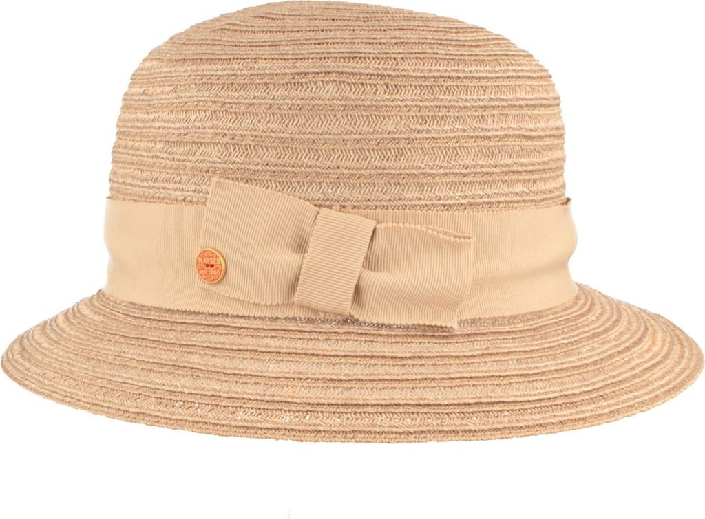 Mayser eleganter Hanf/Stroh Hut Matelot Jule, beige, Gr. L
