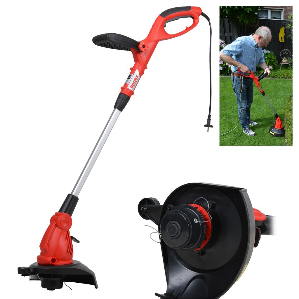 HECHT 530 Rasentrimmer Freischneider | 550 W | 30 cm Schnittkreis | 2-Fadenschneidsystem