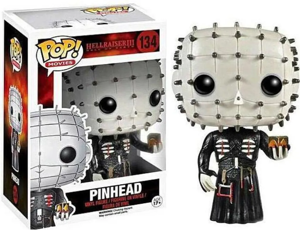 Funko Pop Pinhead Hellraiser figurine 10cm avec détails clous sculptés
