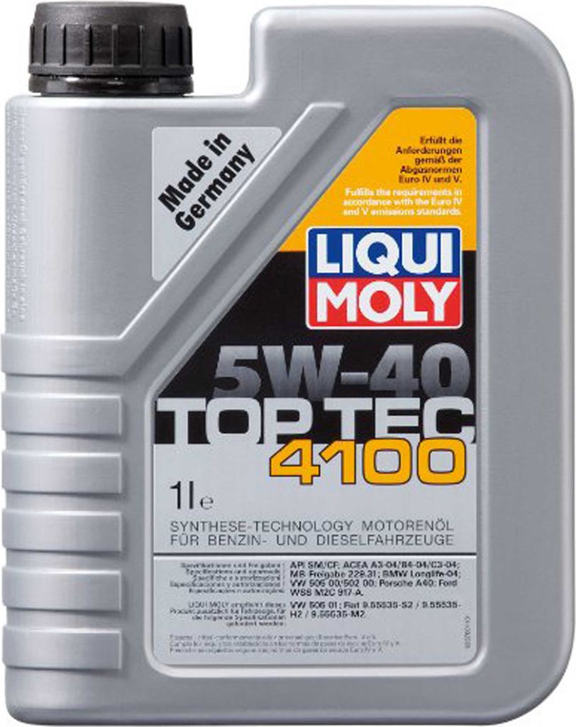 Liqui Moly Top Tec 4100 5W 40 Hochwertiges Produktbild