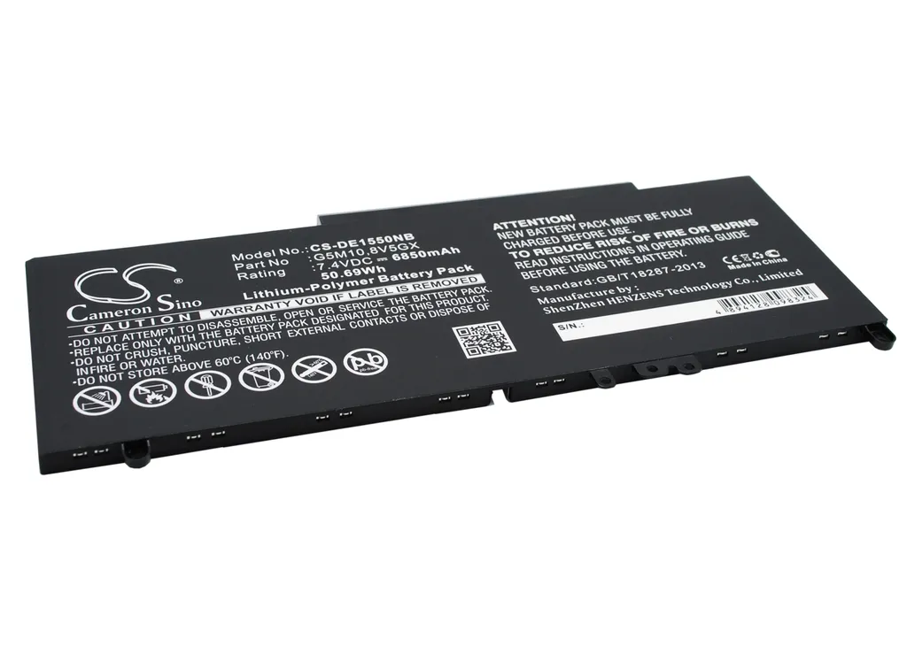 Batterie Haute Capacité 62Wh pour DELL Latitude 15 5000 et E5470 PC - 2