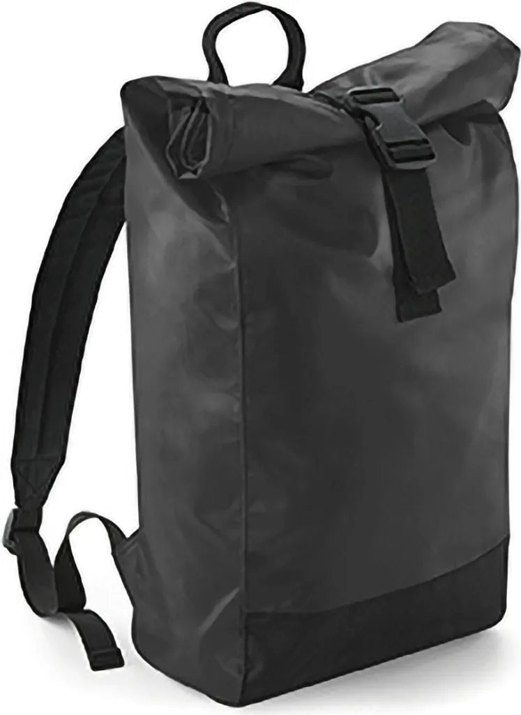 Zaino BagBase BG815 Nero 15L - Roll-Top Waterproof per Laptop e Città