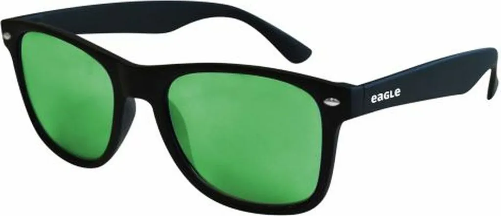 Eagle WAVE Occhiali da Sole per Guida e Outdoor | Lenti Nere Mirror