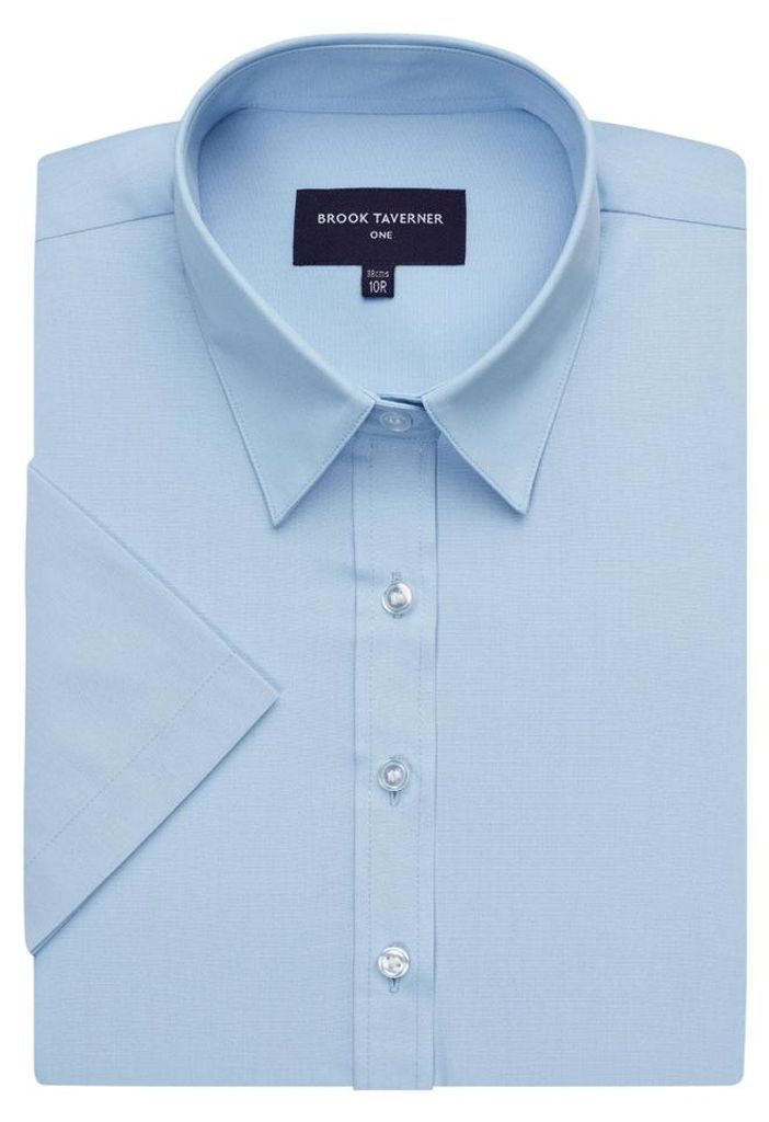 Brook Taverner - "Eos" Bluse für Damen kurzärmlig LT6104 (54 DE) (Blau)