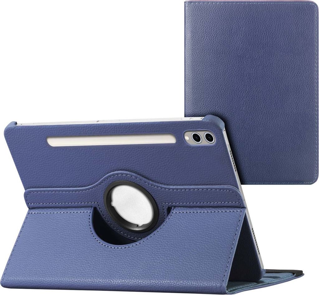 imoshion 360° drehbare Klapphülle Samsung Galaxy Tab S10 Plus / Tab S9 FE Plus / Tab S9 Plus - Dunkelblau