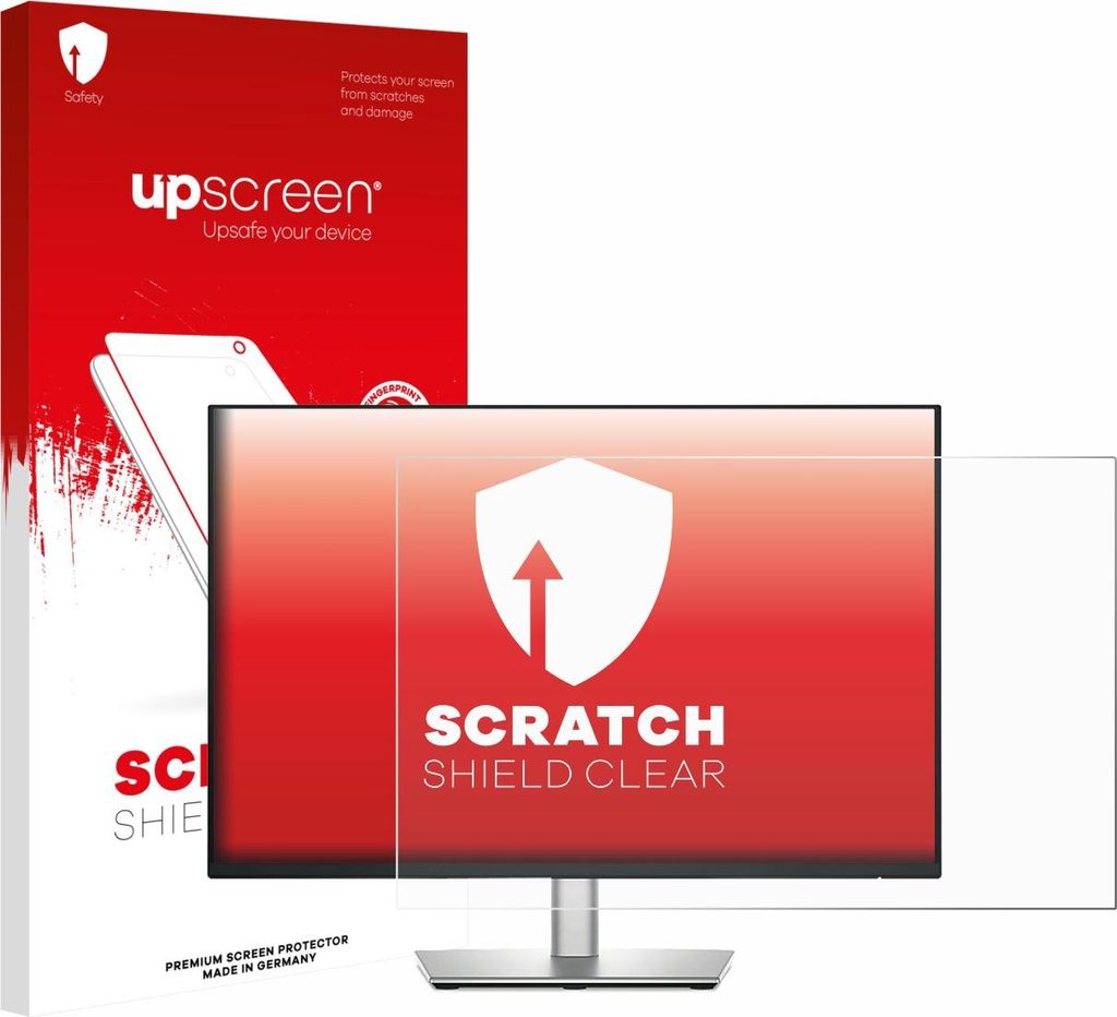 upscreen Schutzfolie für Dell P2425E Displayschutz Displayschutzfolie Folie Klar Transparent