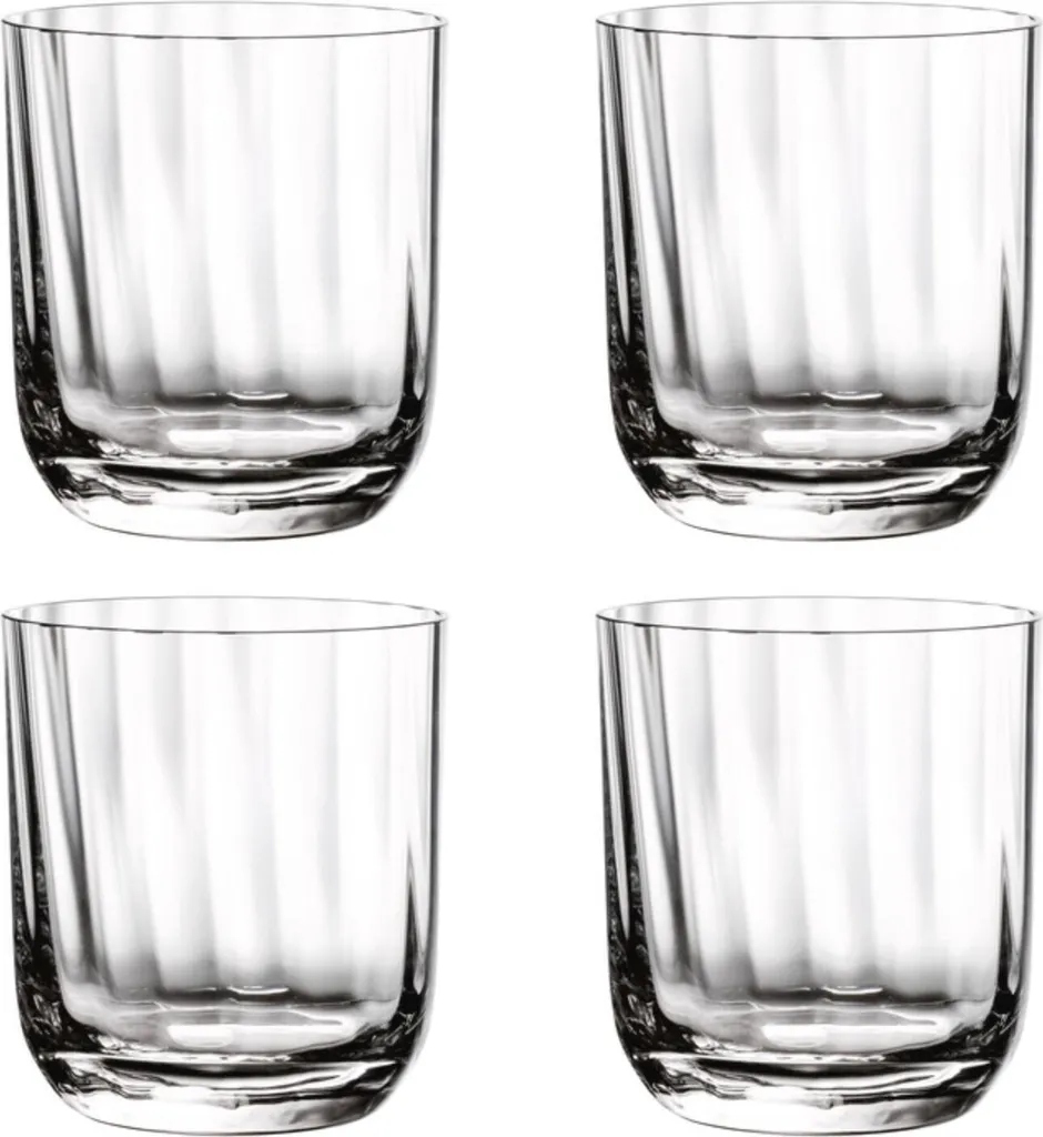 Set 4 Tumbler Acqua Rose Garden Villeroy & Boch in Cristallo Ottico