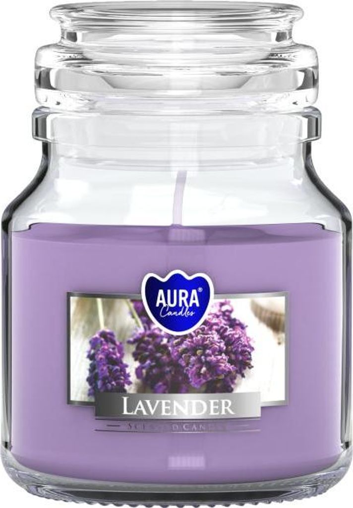 Świeca zapachowa Lawendowa relaksująca do aromaterapii Zdjęcie produktu 