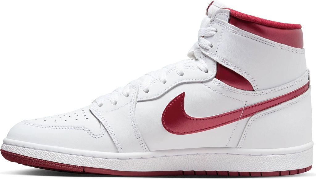 Jordan 1 white metallic red best sale