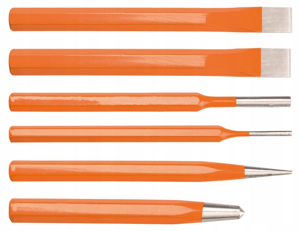 Gereedschapsset met 6 stuks: ponsen en beitels, NEO TOOLS Productafbeelding 