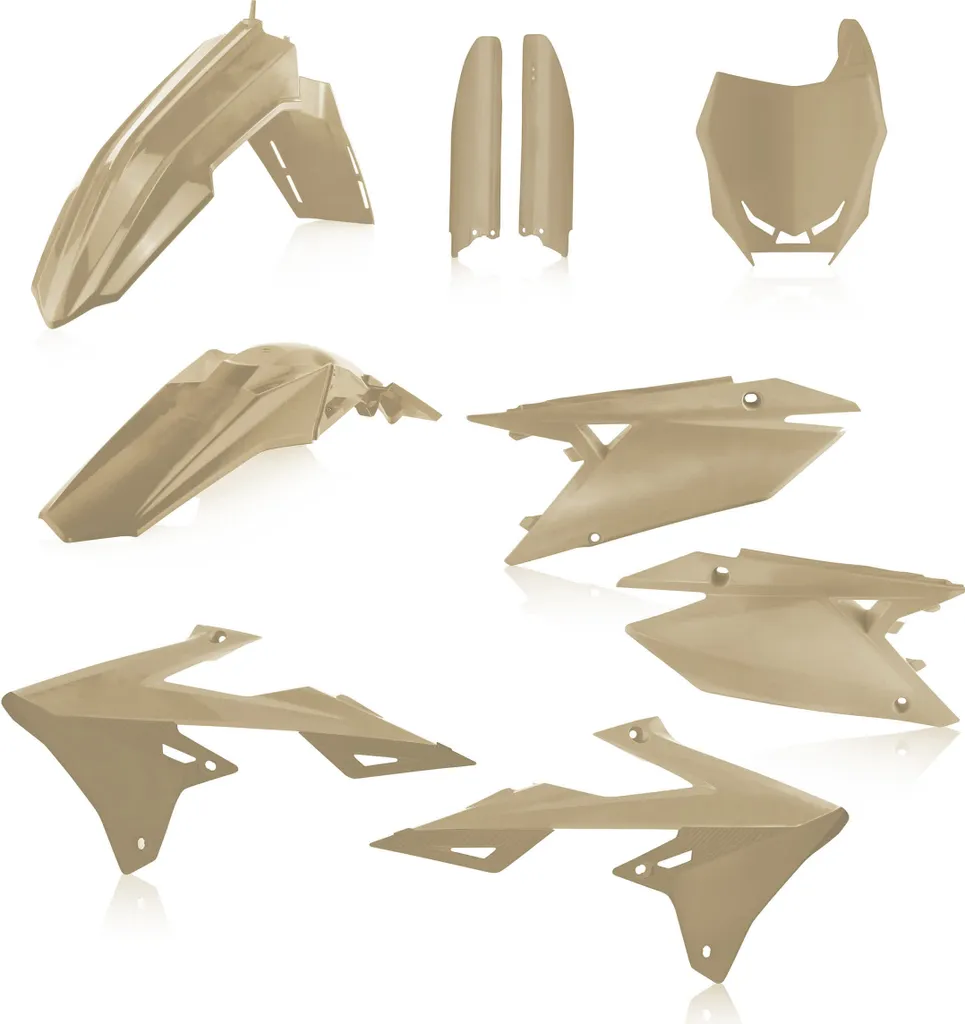 Remplacer plastiques cassés : Kit carénage ACERBIS sable RM-Z