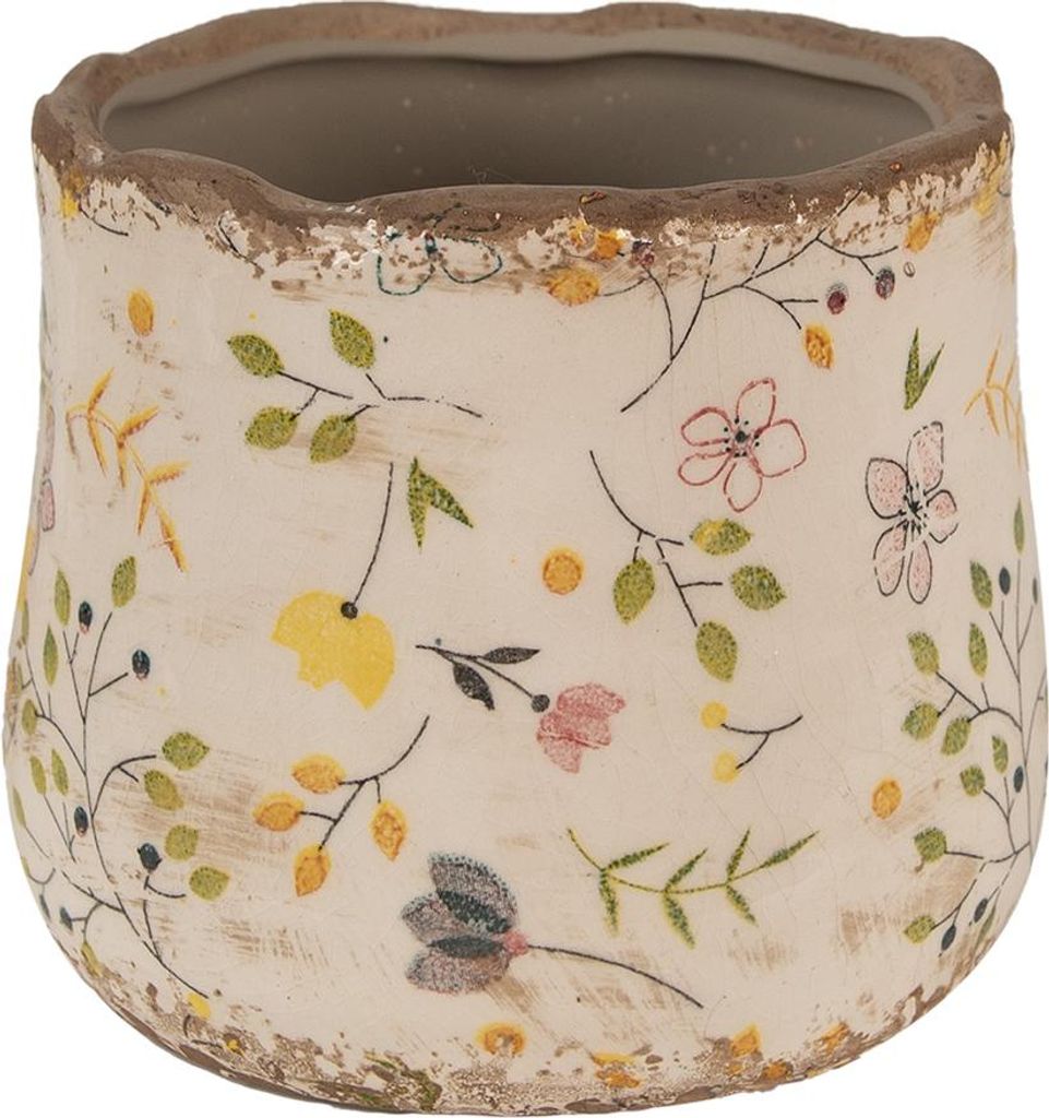Vaso da fiori Clayre & Eef Ø 11x10 cm Fiori di Immagine del prodotto 