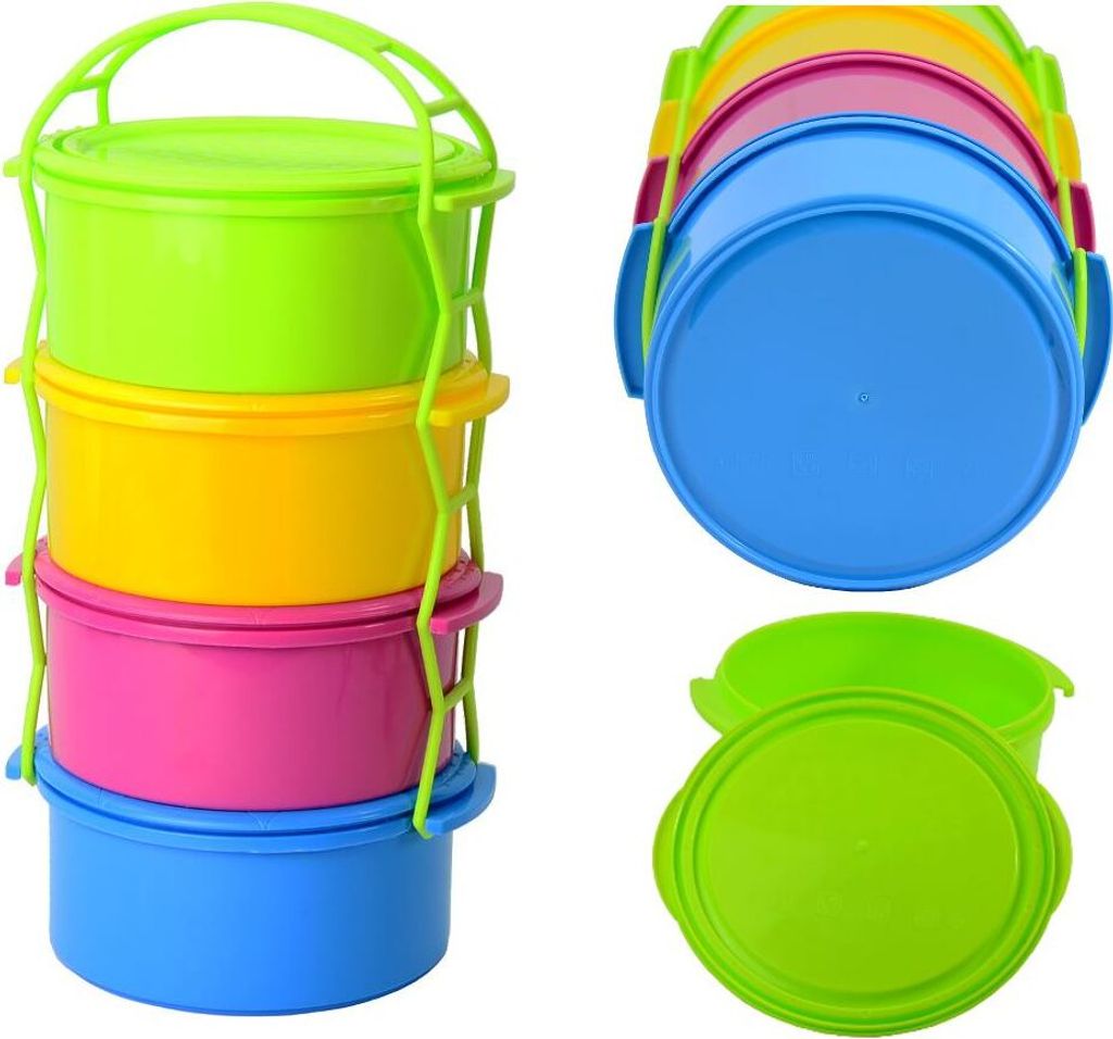 Lebensmittelträger Kunststoff 4x1,5L CART Farbe Produktbild 