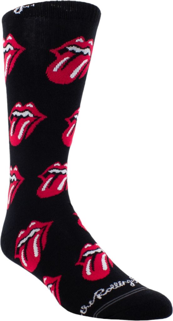 The Rolling Stones Red Tongues Crew One Size Socken