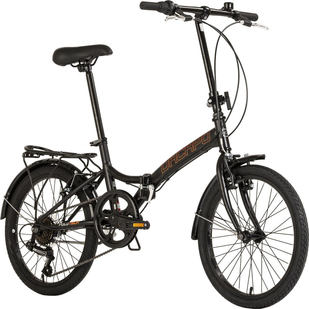 DaCapo Faltrad 20'' Foldtech Klapprad 6 Gänge RH 32 cm Produktbild 