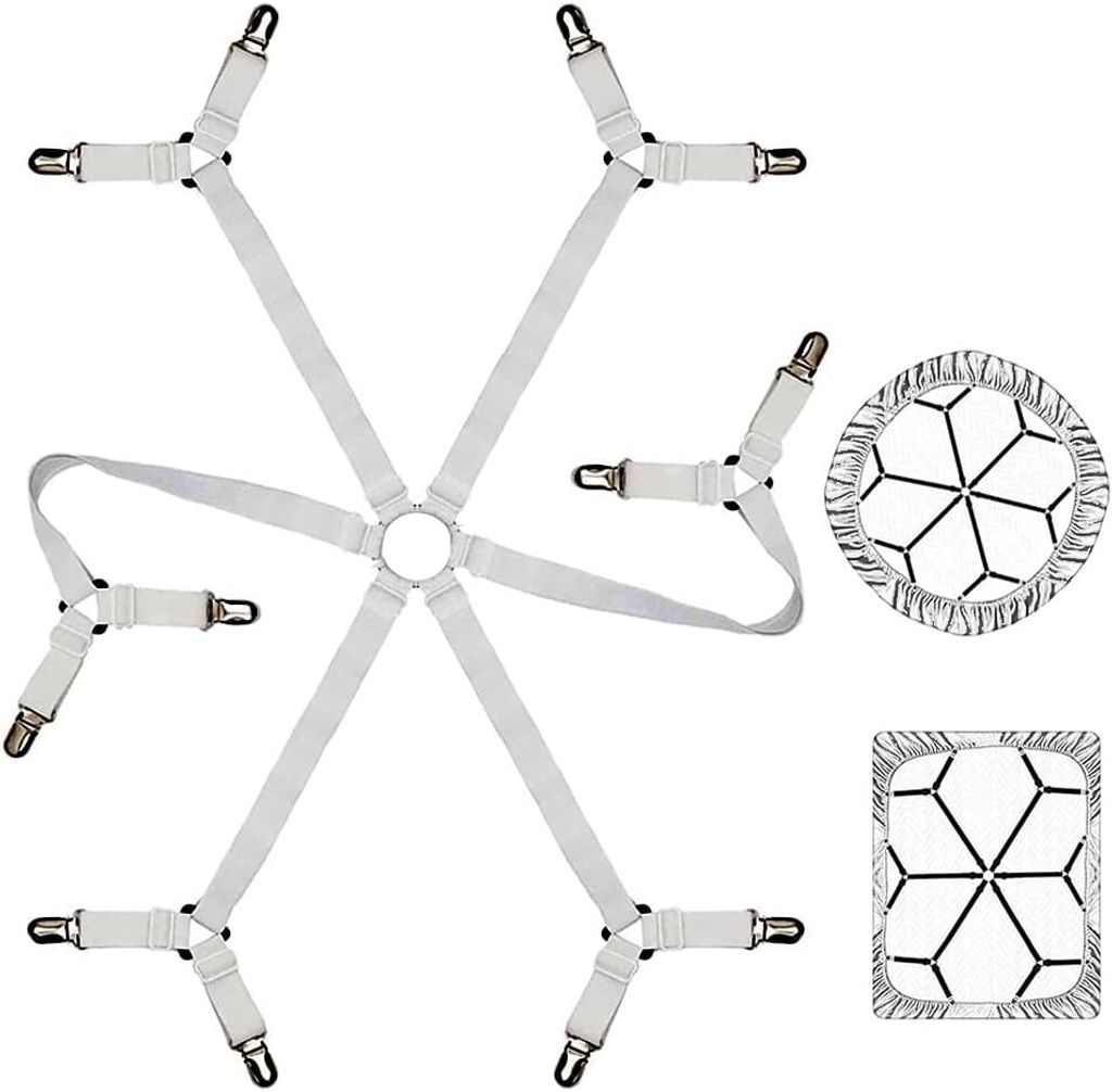 Bettlakenspanner Elastische，Verstellbare Bettlaken Produktbild 
