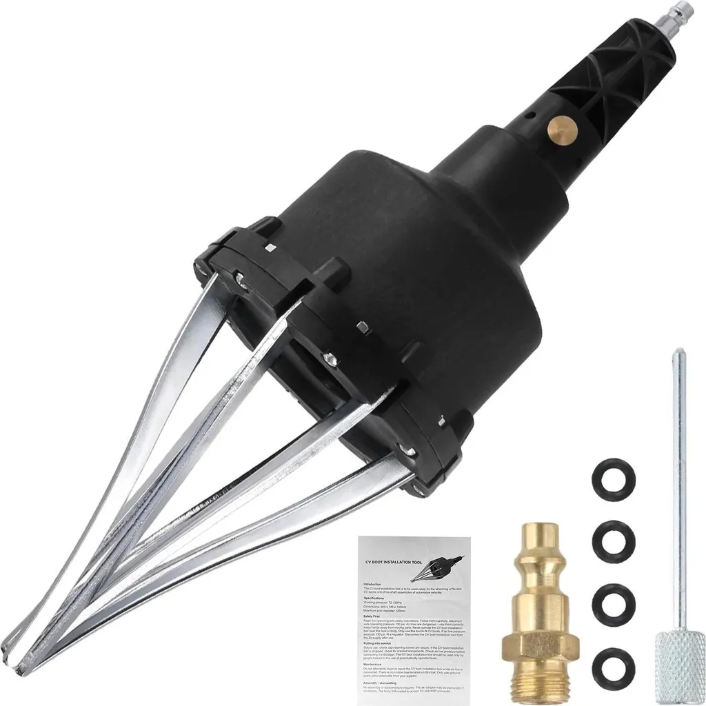 Écarteur de soufflet de cardan pneumatique universel pour voitures noir