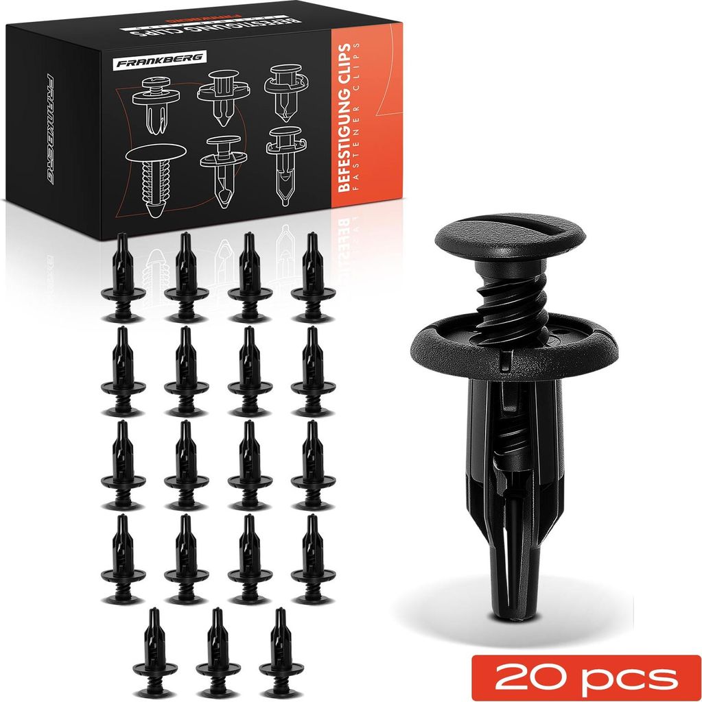 Frankberg 20x Befestigungsclips Kofferraum für Honda Accord VII VIII Civic VII Jazz III