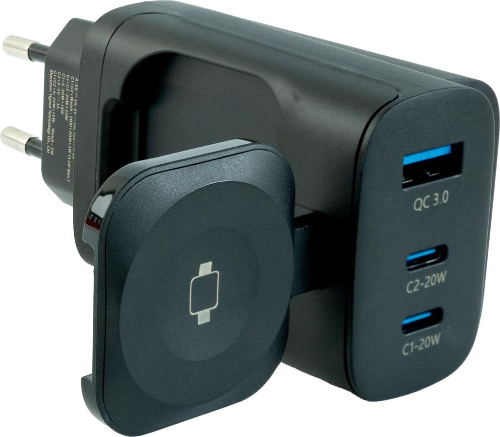 Strap-it 43W-Adapter mit Ladegerät, geeignet für Galaxy Produktbild 
