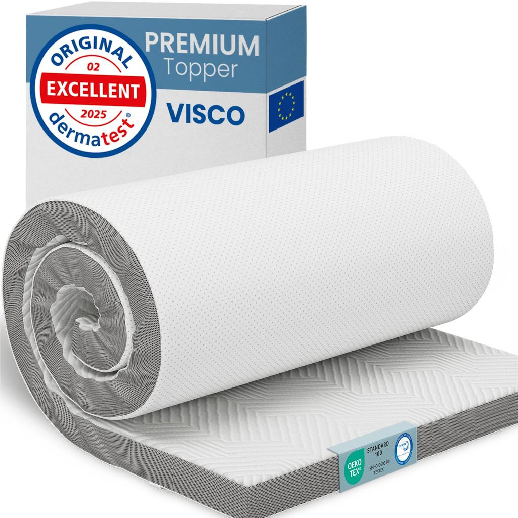 Coprimaterasso viscoelastico ELONEO 140x200cm, Immagine del prodotto 