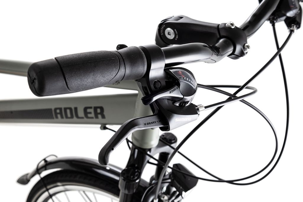 Adler Verona Trapez Trekkingrad 28 Zoll Damenrad khakigrey Produktbild 6