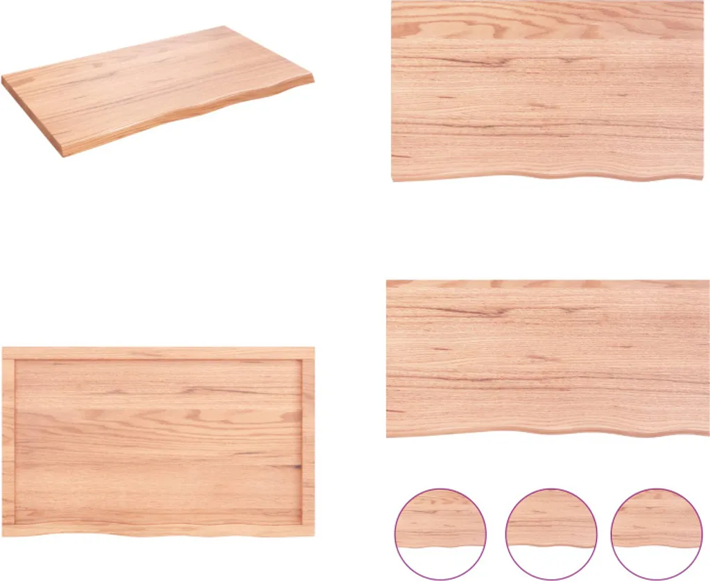 Scaffale Galleggiante Rovere 100x60 cm - Design Moderno vidaXL