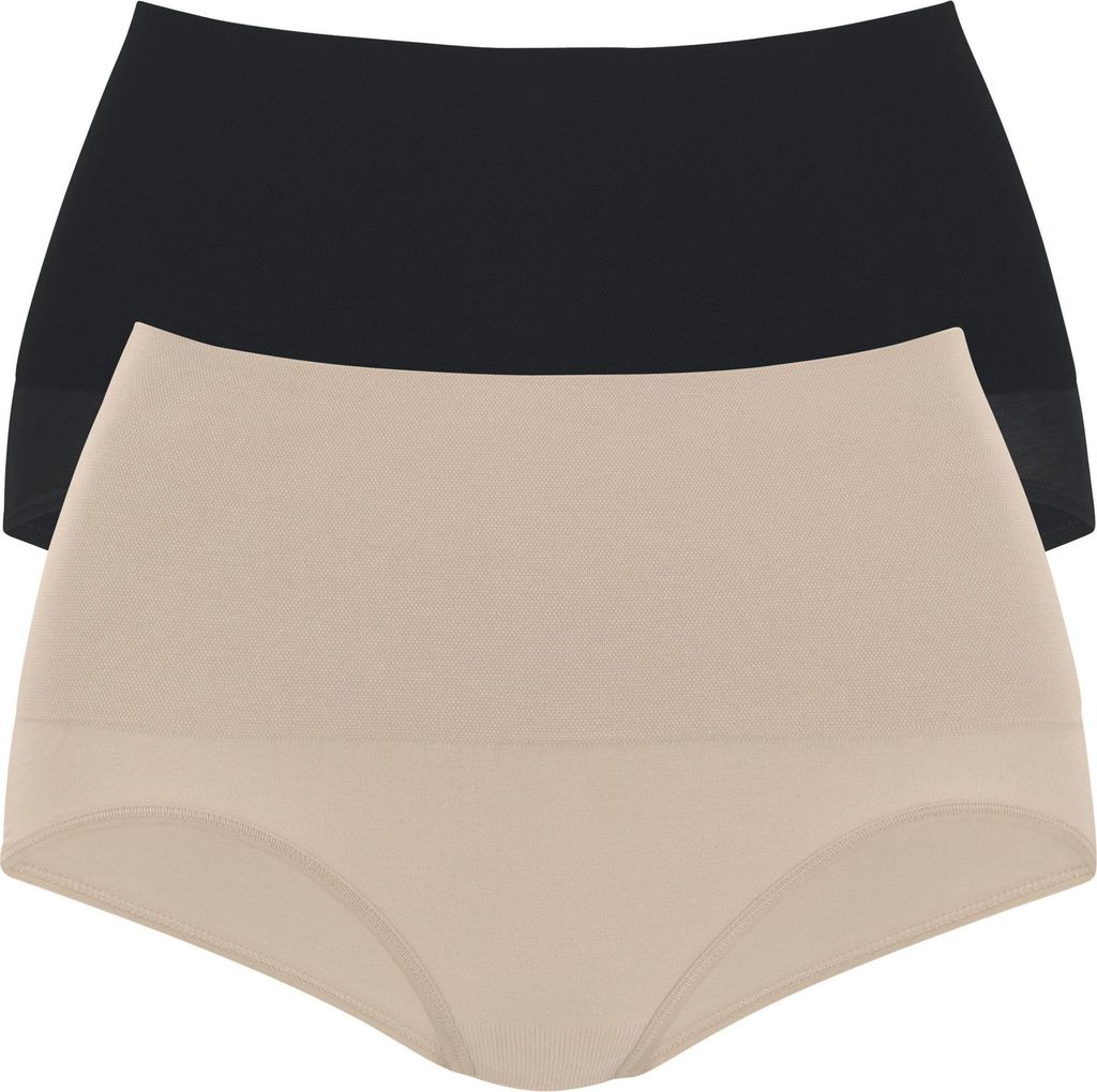 PETITE FLEUR Formslip 2 -teilig schwarz, beige Größe 48/50