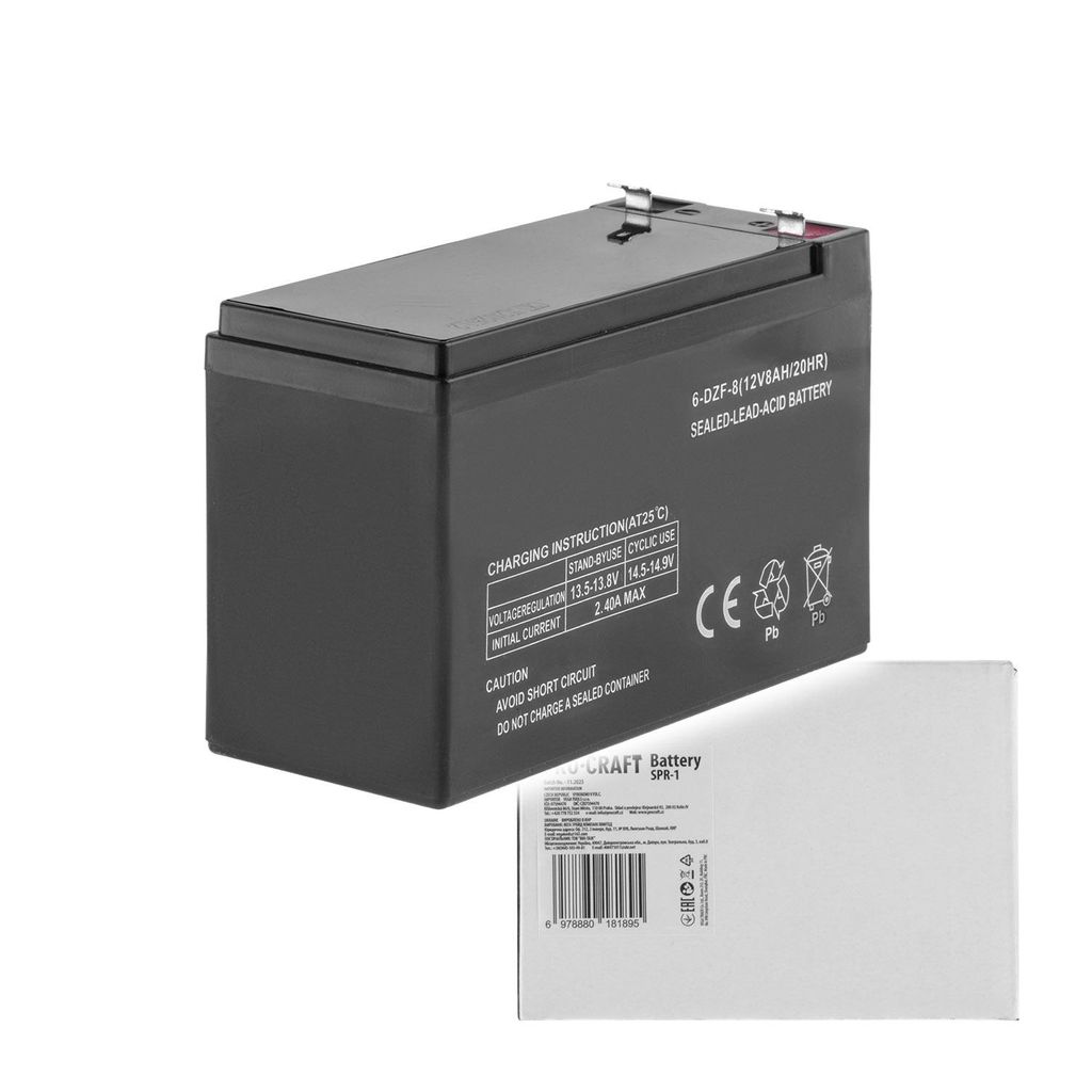 Olověný akumulátor 12V 8Ah Procraft SPR-1 Obrázek produktu 