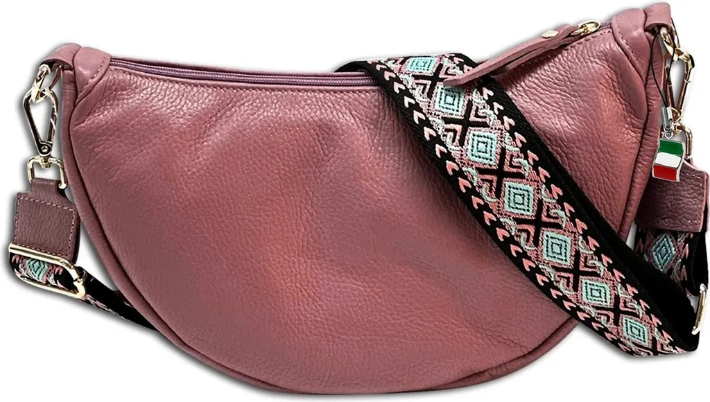 Sac de ville en cuir rose Florence : Ne sacrifiez plus le style au volume