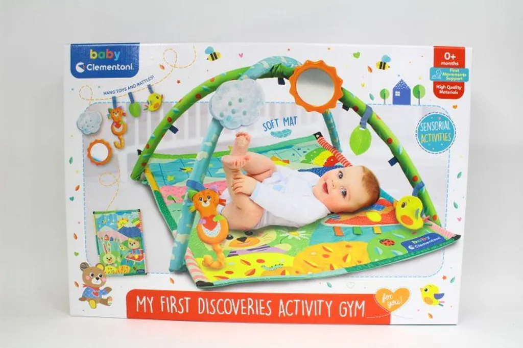 CLE BABY For You Tapis de gymnastique éducatif 17757 pour l'éveil bébé