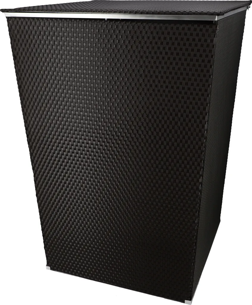 KOTARBAU Armoire à Déchets Technorattan 82x117 cm Brun Foncé Design