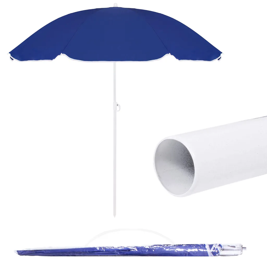 Ombrellone Da 3 M Con Angolo Di Inclinazione Regolabile 8 Traverse E Tessuto In Poliestere Impermeabile Con Protezione Uv Grigio 88306494