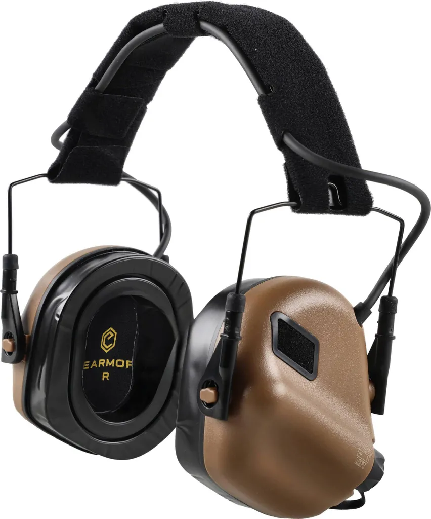 Casque antibruit Earmor M31-CB Plus électronique couleur coyote