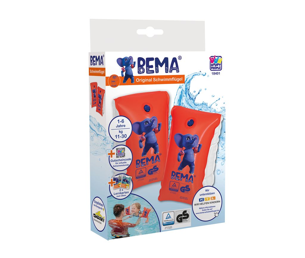 Happy People BEMA Swim Wings, 1-6Y Gr.0 Obrázok produktu 4