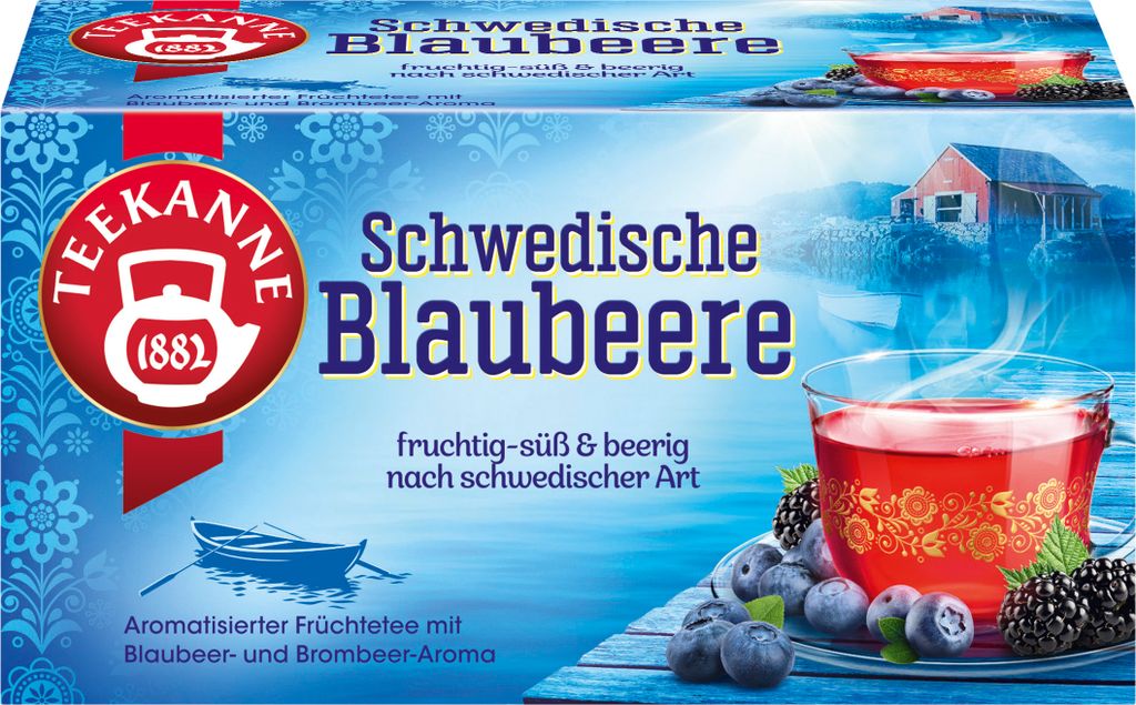 Teekanne 7502 Schwedische Blaubeere Tee - 20 Beutel Produktbild 