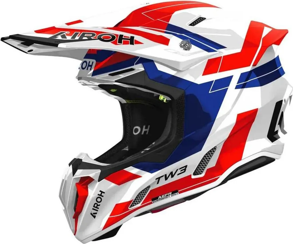 Casque Airoh Twist 3 Dinasty Blanc Taille M - Système ASN et Coque HRT