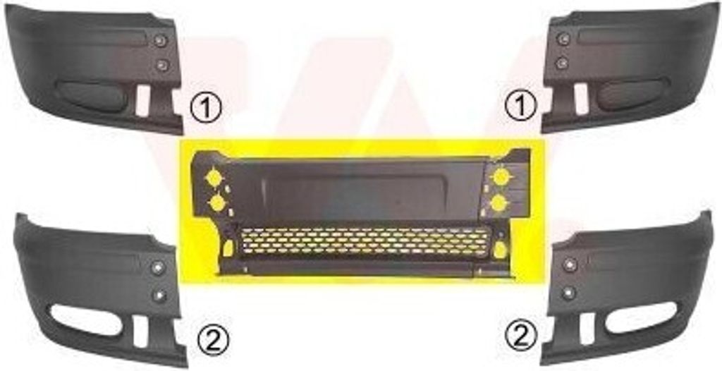 VAN WEZEL 1898570 - OE 4067127 Stoßstange, vorne für Transit