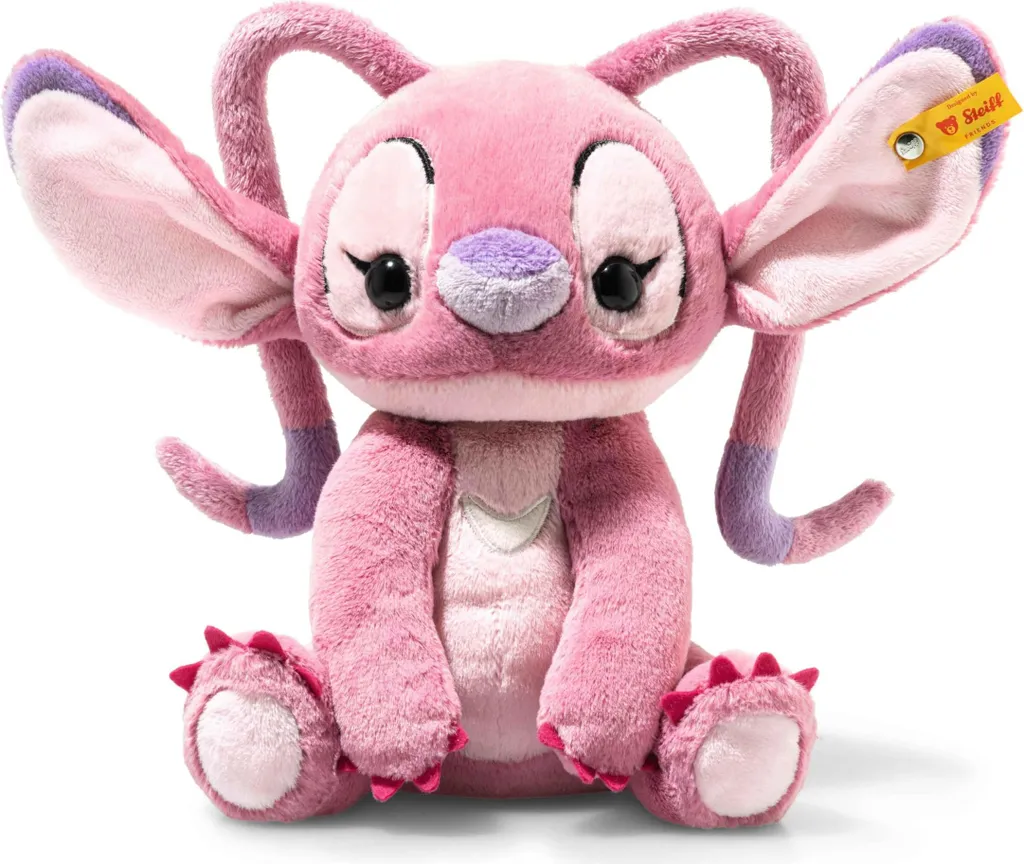 Peluche Ange Rose Steiff 23 cm Moelleuse - Finition Soft Cuddly Friends